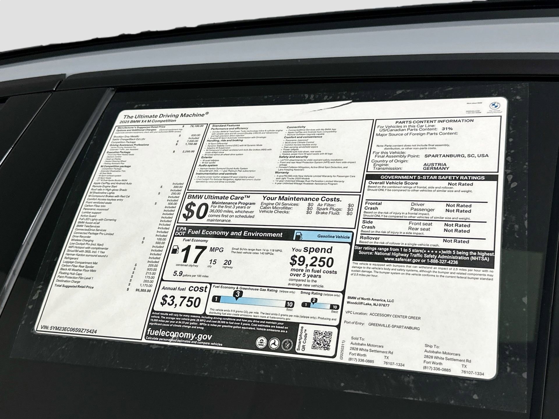 Used 2025 BMW X4 M Base w/ Competition Package image 22