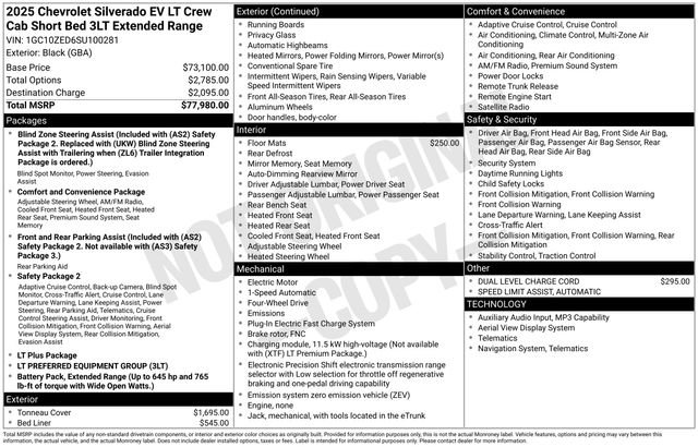 Used 2025 Chevrolet Silverado EV LT image 41