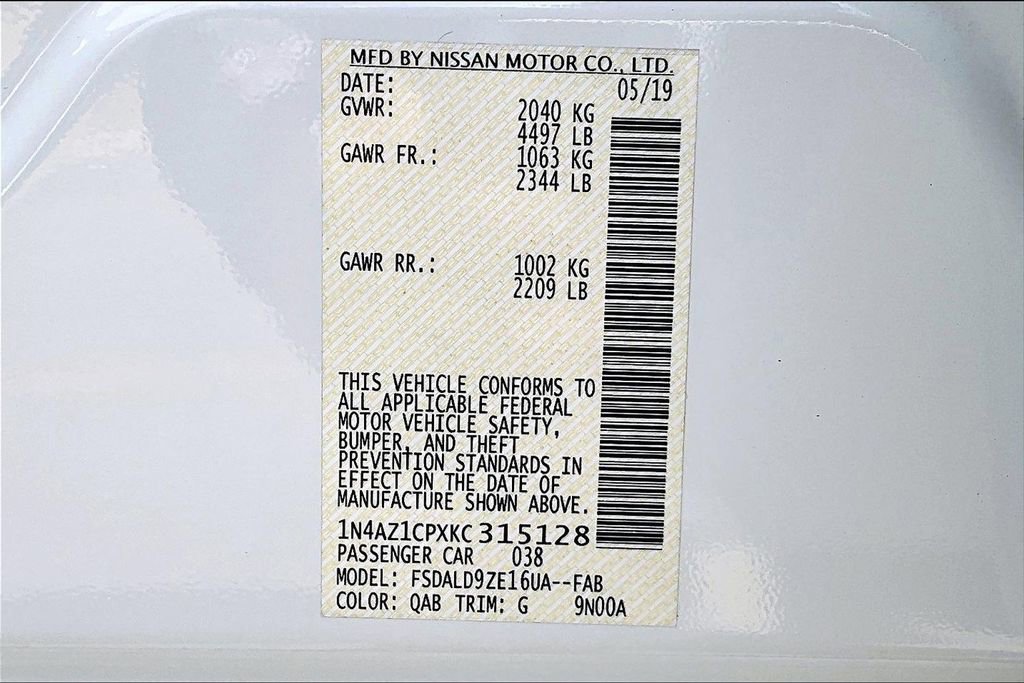 Used 2019 Nissan Leaf SV w/ SV Technology Package image 35