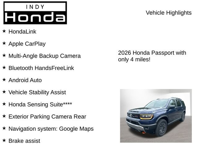 New 2026 Honda Passport TrailSport image 7
