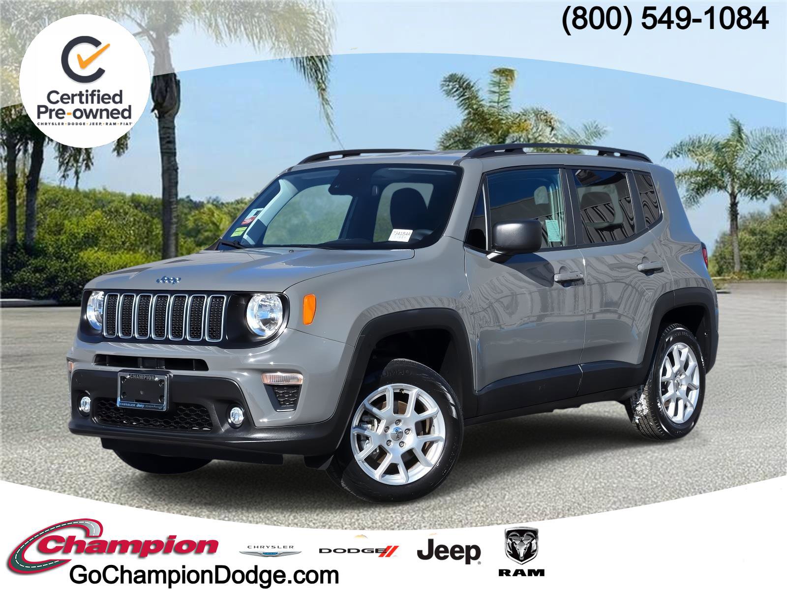 Certified 2022 Jeep Renegade Latitude