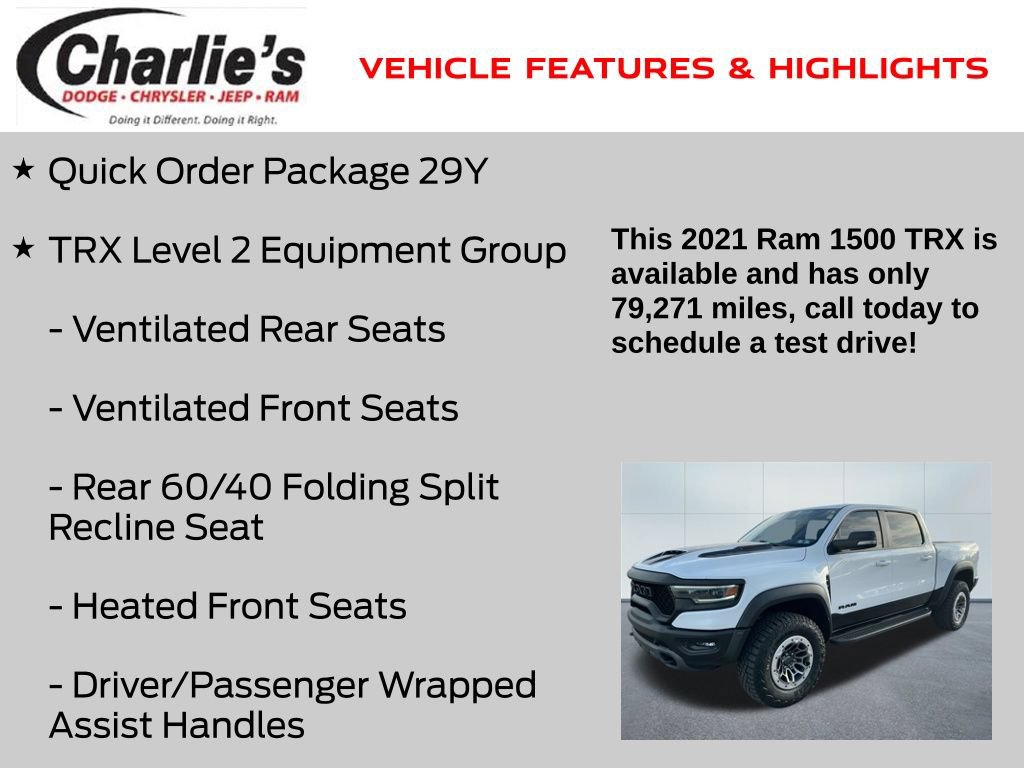 Used 2021 RAM 1500 TRX w/ TRX Level 2 Equipment Group AWD/4WD image 4
