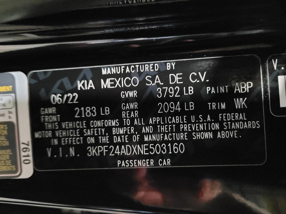 Used 2022 Kia Forte LXS FWD image 33