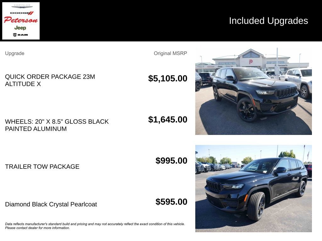 New 2025 Jeep Grand Cherokee Altitude image 13