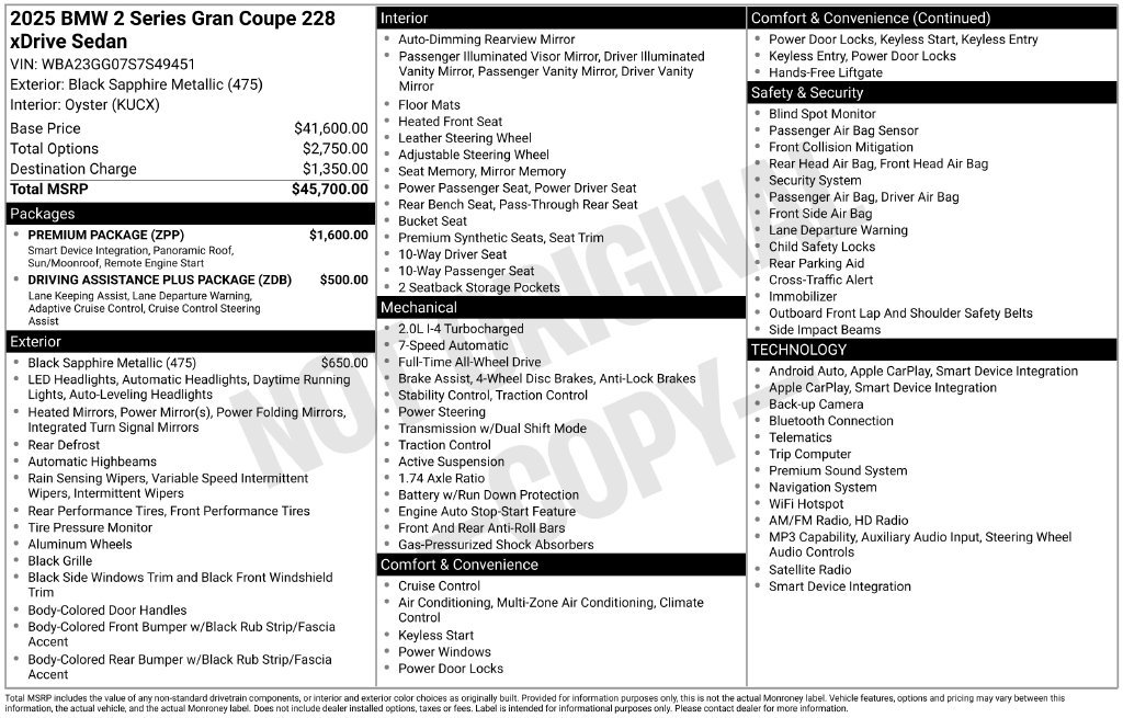 Used 2025 BMW 228i xDrive AWD/4WD image 3