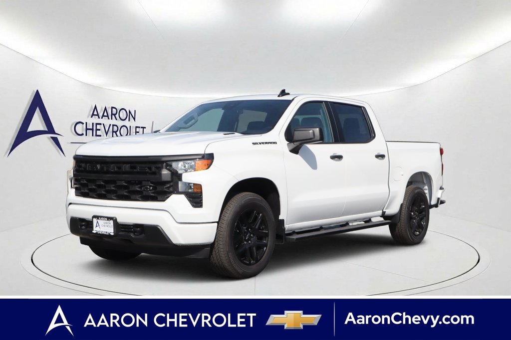 New 2026 Chevrolet Silverado 1500 Custom w/ LPO, Dark Essentials Package RWD image 1