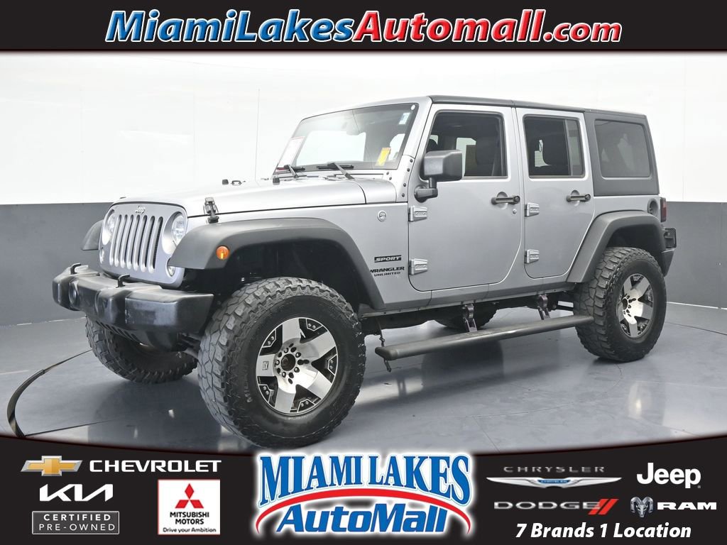 Used 2016 Jeep Wrangler Unlimited Sport w/ Quick Order Package 24S