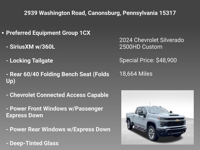 Used 2024 Chevrolet Silverado 2500 Custom w/ Custom Value Package AWD/4WD image 5