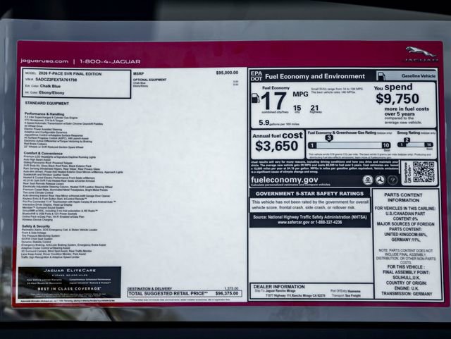 New 2026 Jaguar F-PACE SVR image 35