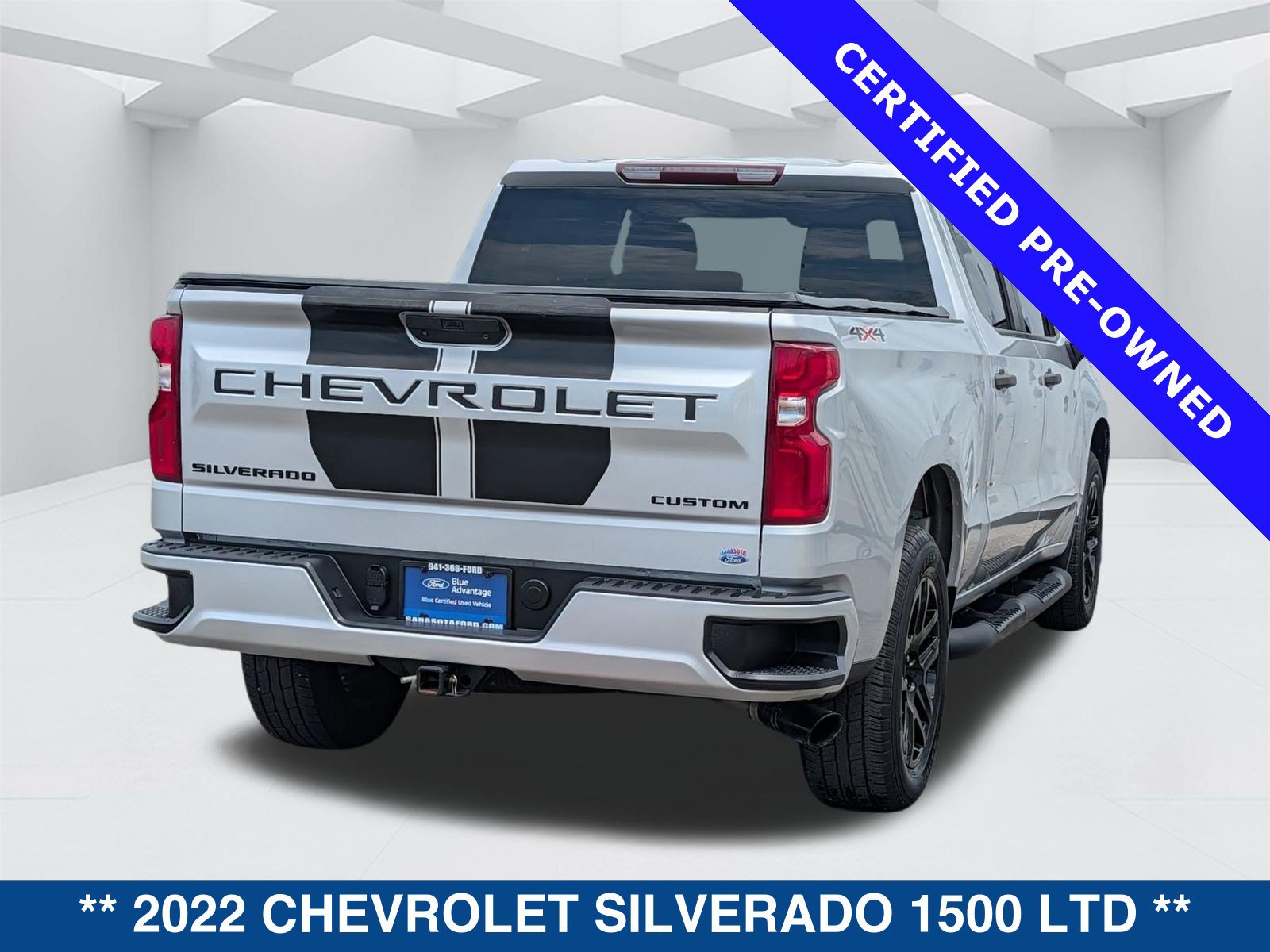 Used 2022 Chevrolet Silverado 1500 Custom w/ Rally Edition AWD/4WD image 5