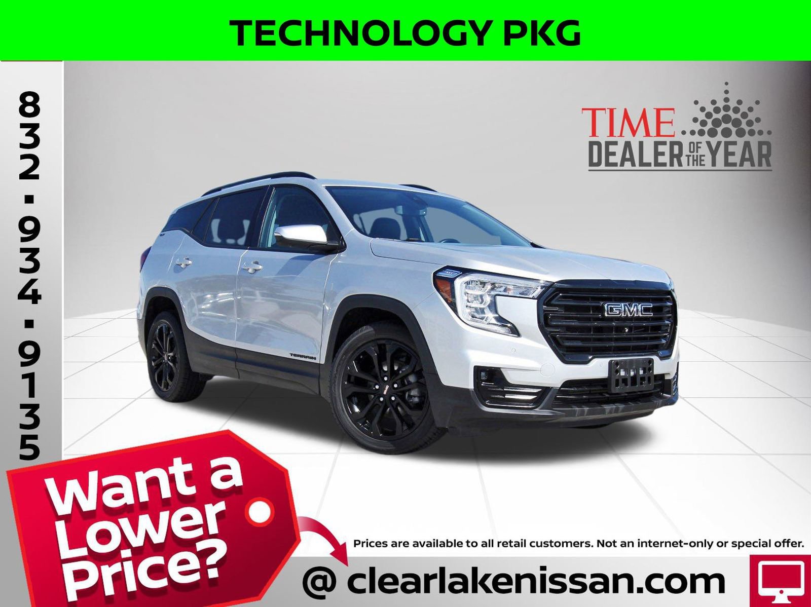 Used 2022 GMC Terrain SLT w/ Tech Package image 1
