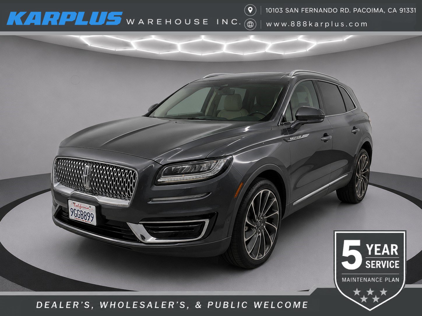 Used 2019 Lincoln Nautilus Reserve FWD image 1