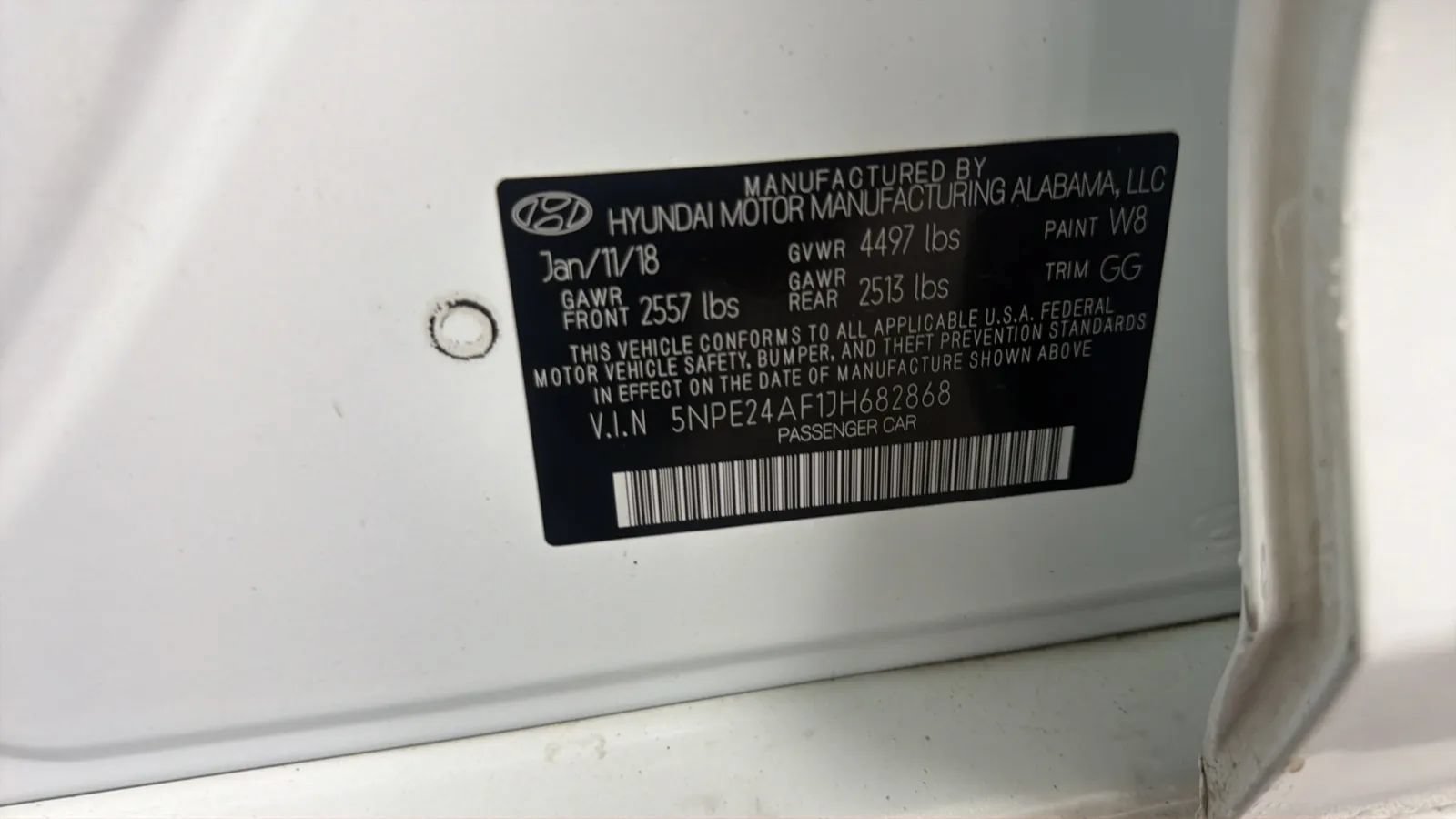 Used 2018 Hyundai Sonata SE w/ Cargo Package FWD image 24