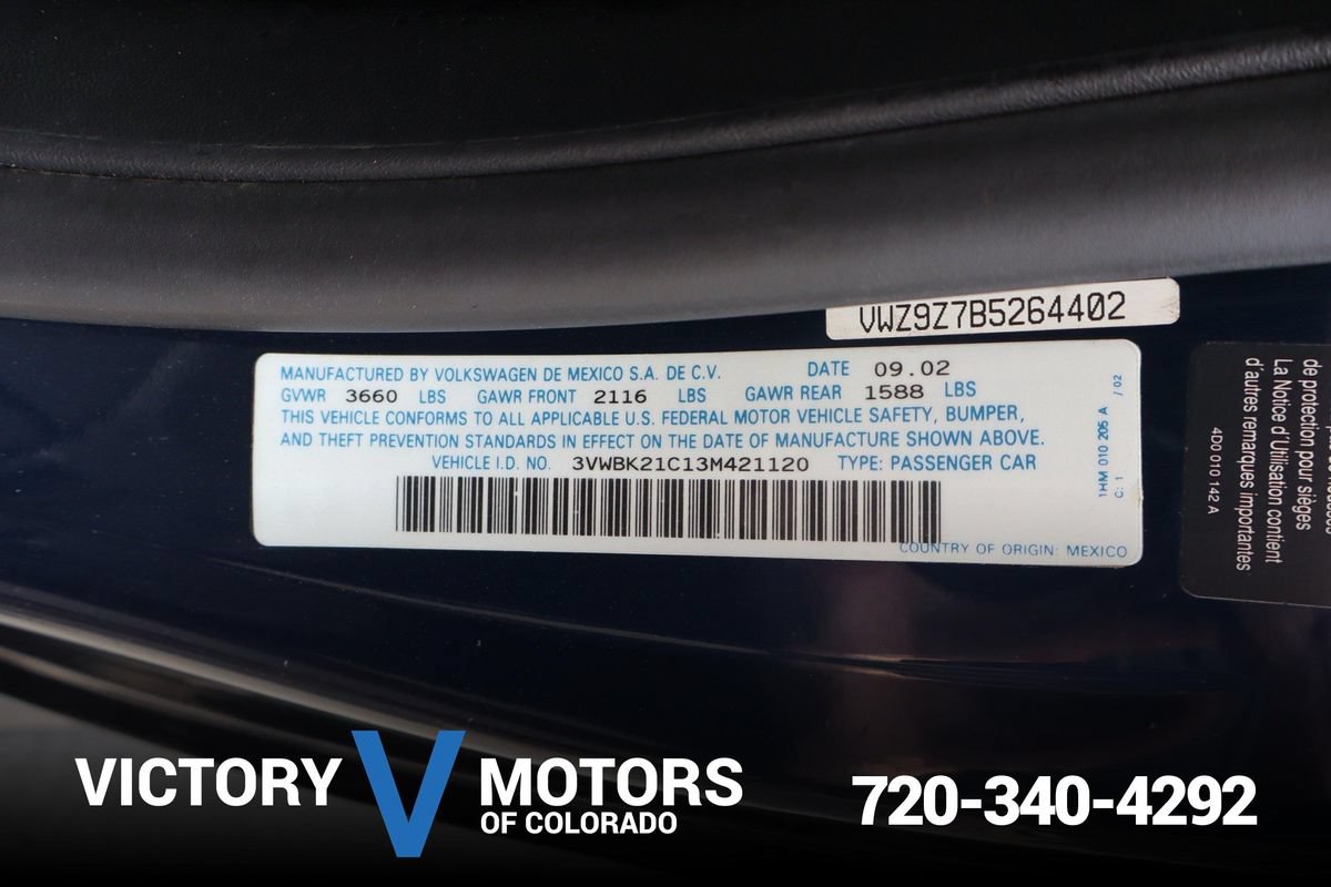 Used 2003 Volkswagen Beetle GL FWD image 40
