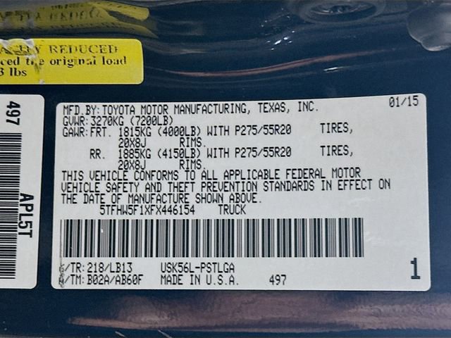 Used 2015 Toyota Tundra Limited AWD/4WD image 27
