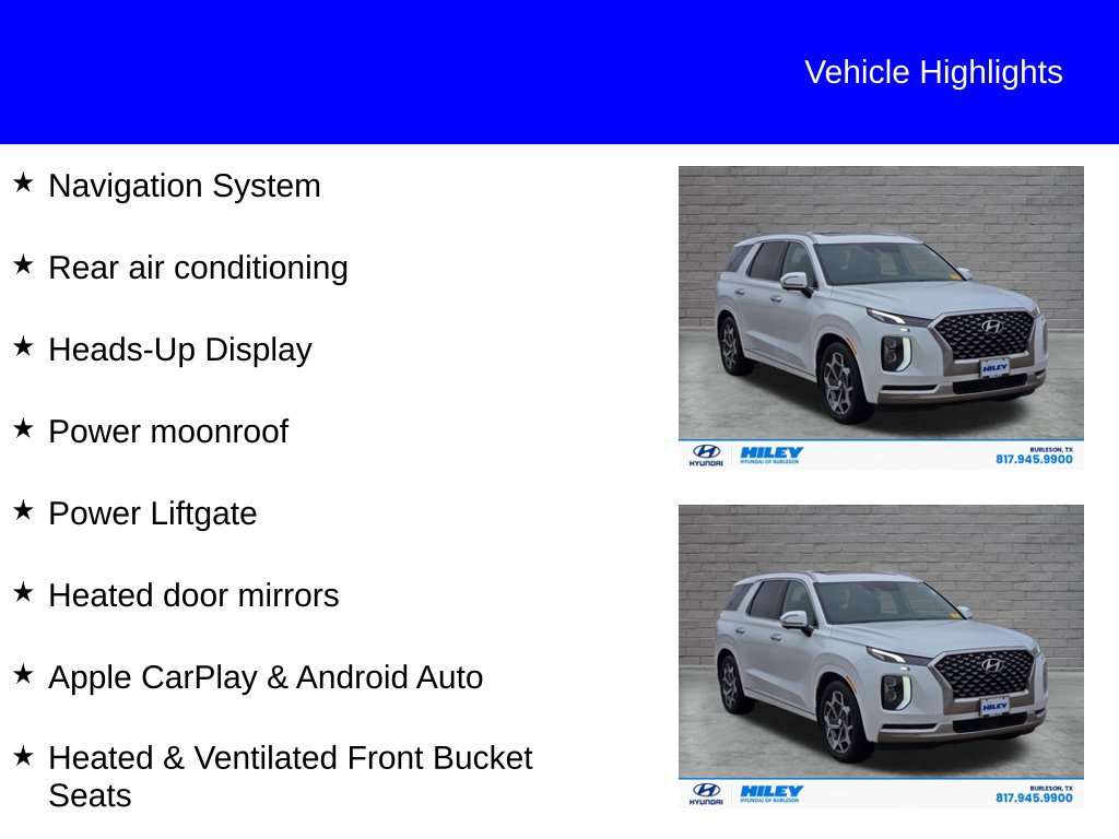 Used 2022 Hyundai Palisade Calligraphy w/ Cargo Package FWD image 11