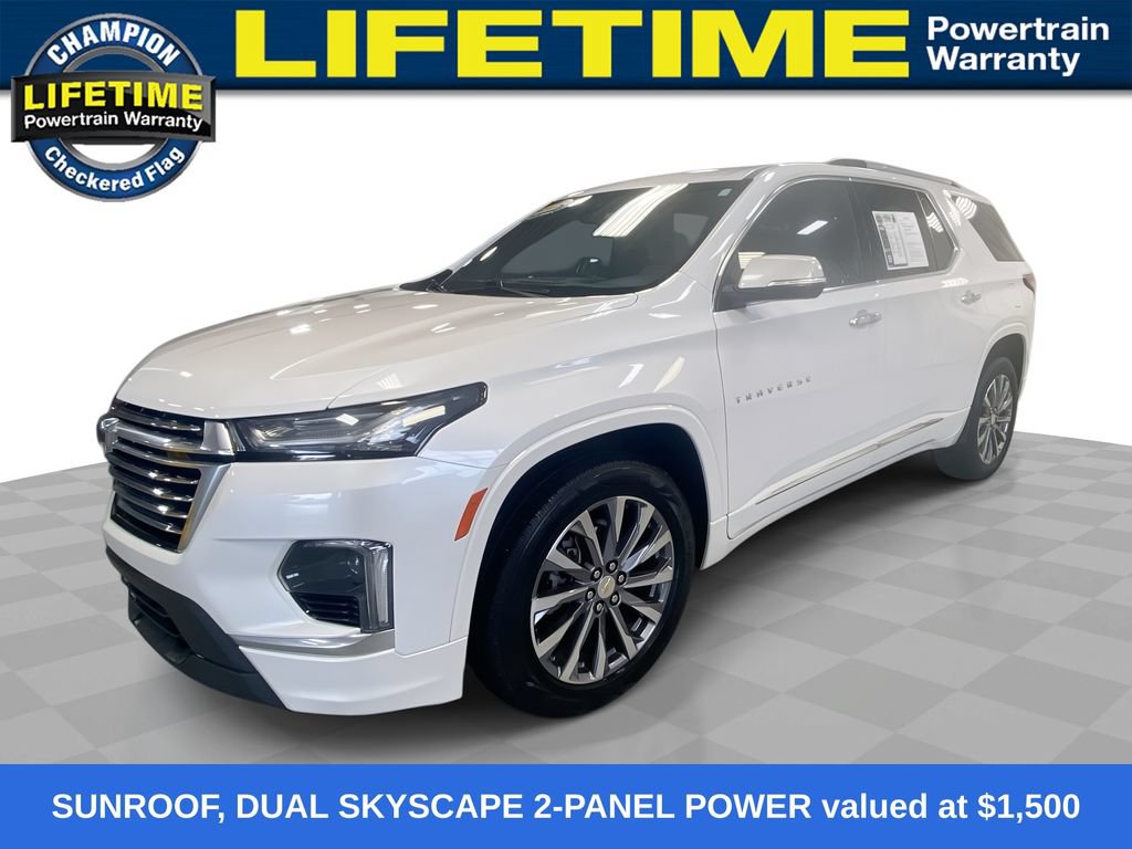 Certified 2023 Chevrolet Traverse Premier w/ LPO, Floor Liner Package AWD/4WD image 1