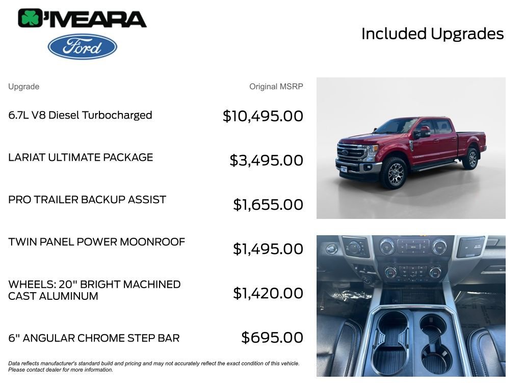 Used 2021 Ford F250 Lariat w/ Lariat Ultimate Package image 4