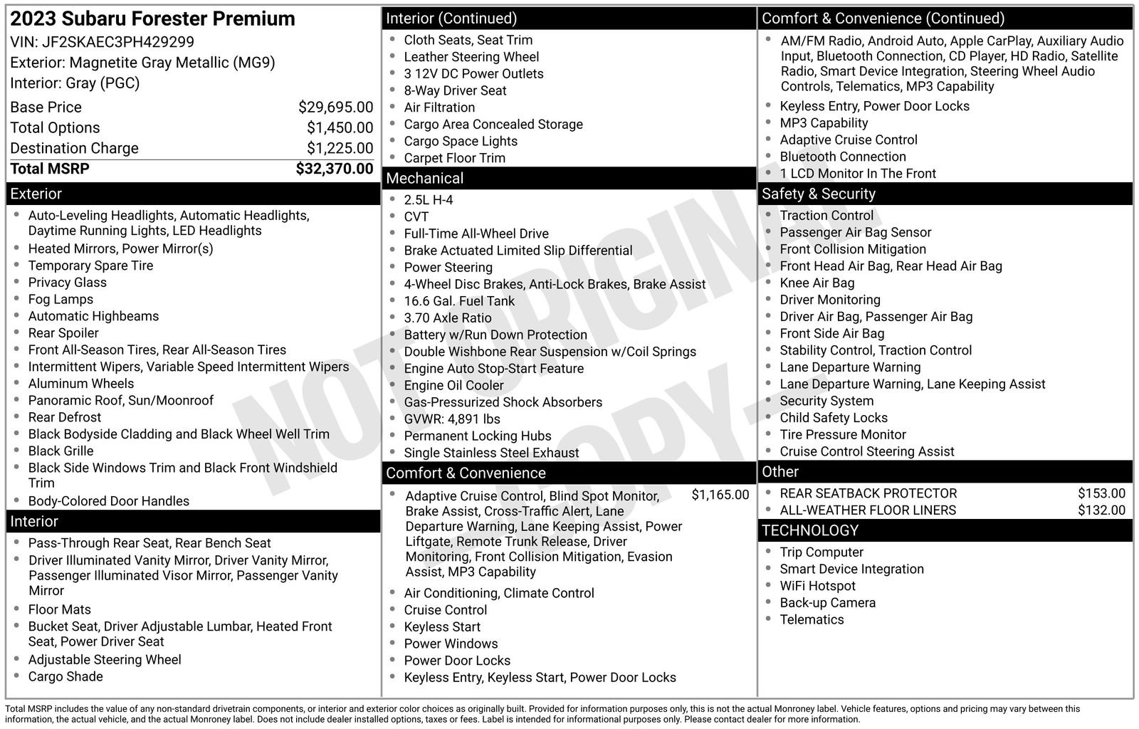 Used 2023 Subaru Forester Premium image 6