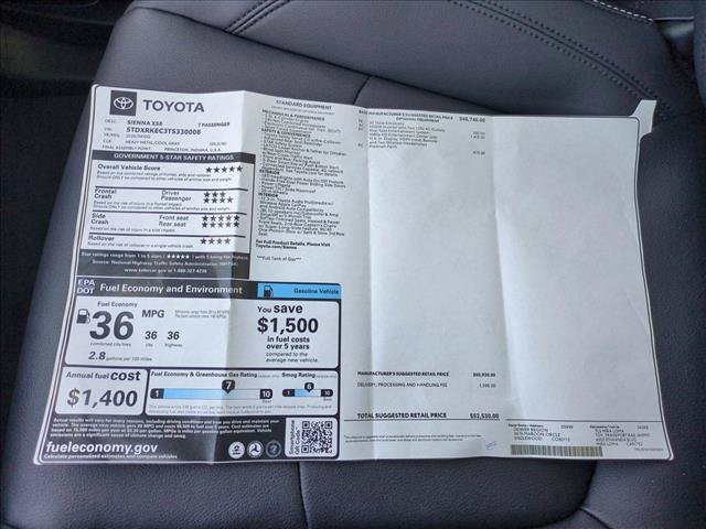 New 2026 Toyota Sienna XSE FWD image 17