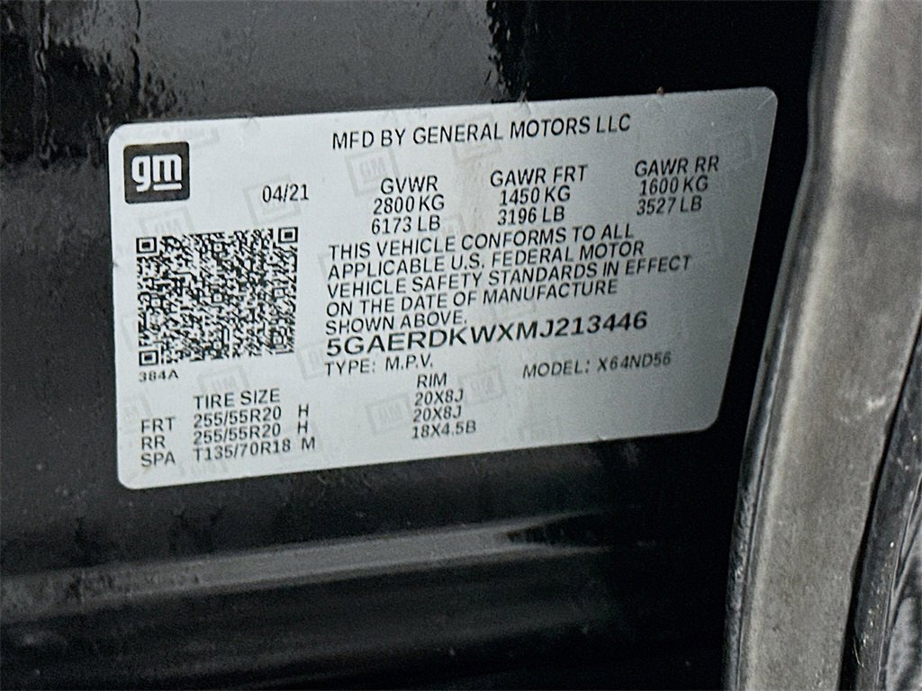 Used 2021 Buick Enclave Avenir w/ Avenir Technology Package image 35