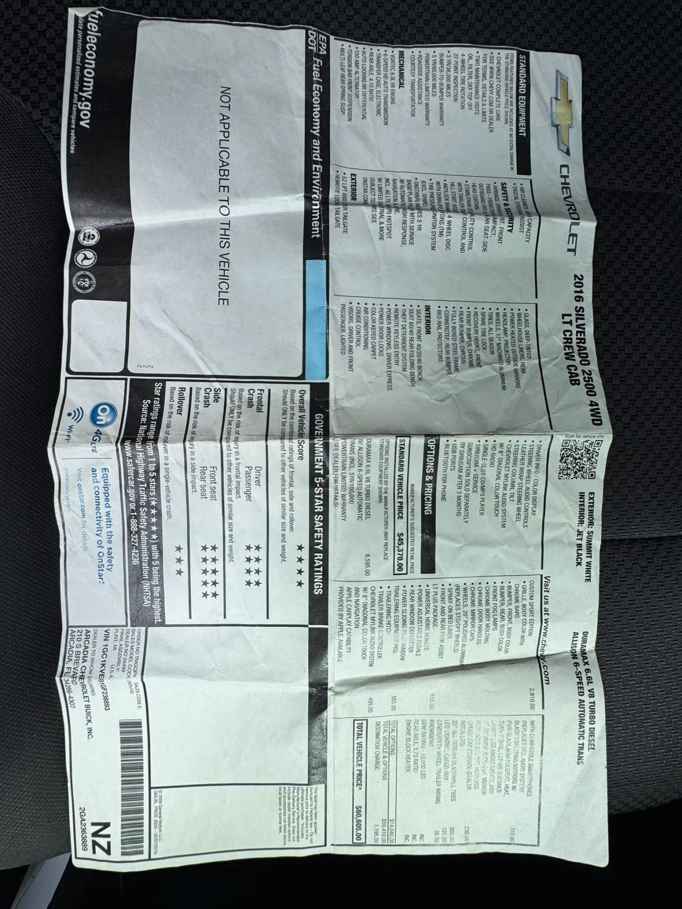 Used 2016 Chevrolet Silverado 2500 LT w/ Custom Sport Edition image 32