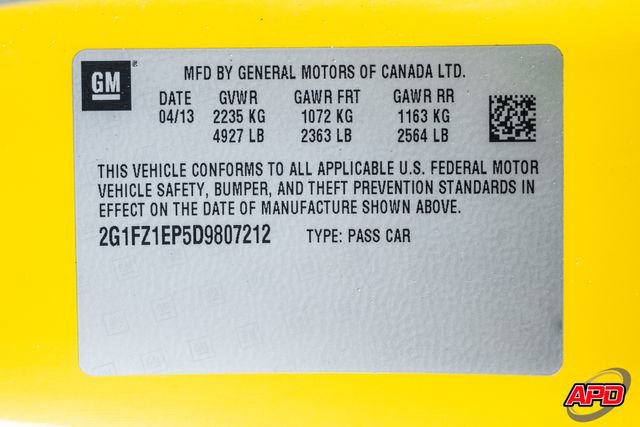 Used 2013 Chevrolet Camaro ZL1 image 81