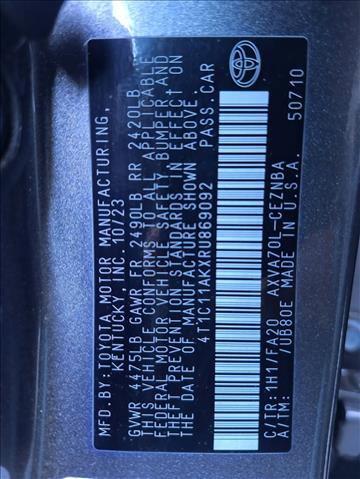 Certified 2024 Toyota Camry LE image 20