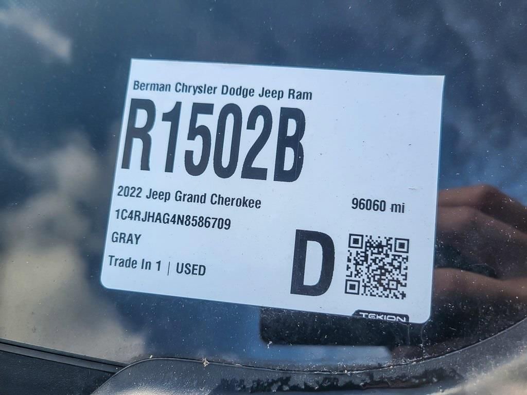 Certified 2022 Jeep Grand Cherokee Altitude image 25