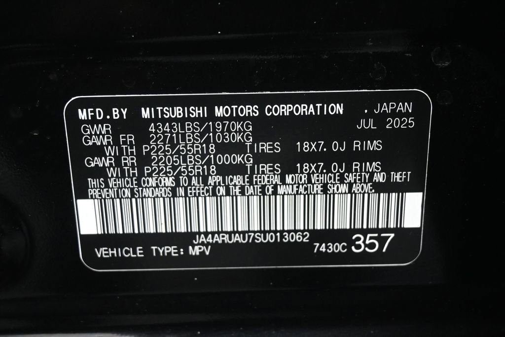 Used 2025 Mitsubishi Outlander Sport ES AWD/4WD image 9