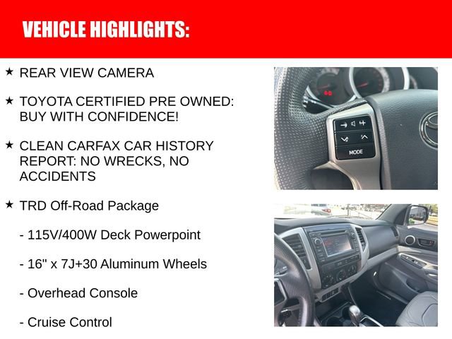Used 2013 Toyota Tacoma PreRunner w/ TRD Off-Road Pkg image 9