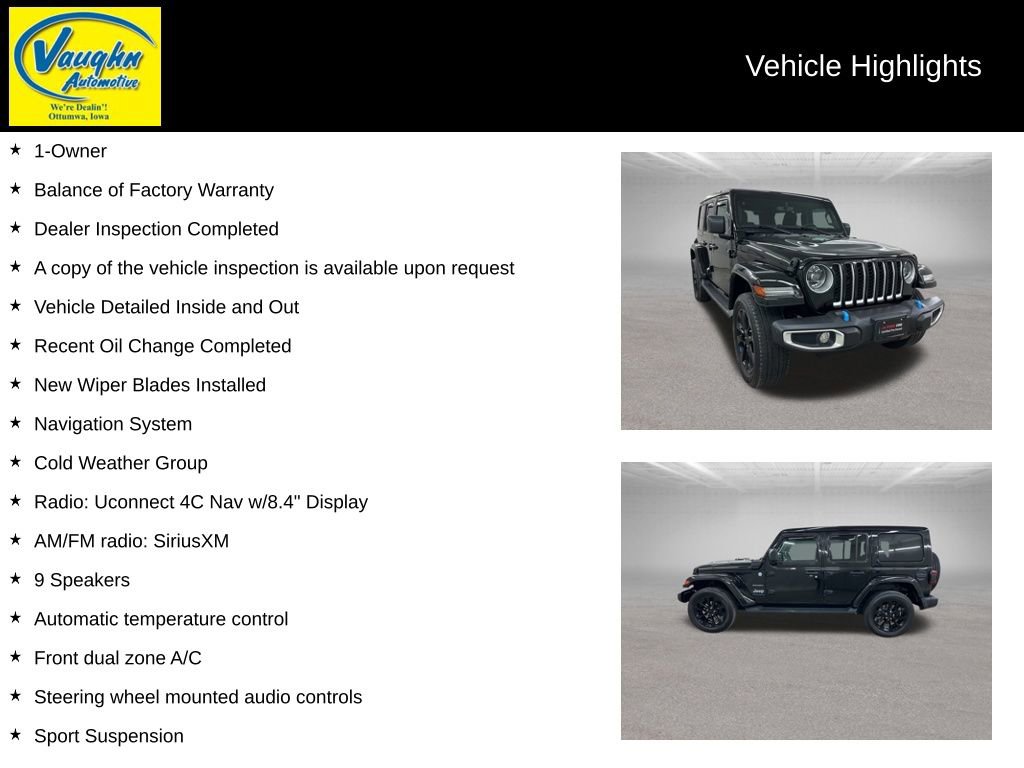 Used 2023 Jeep Wrangler Unlimited Sahara w/ Cold Weather Group image 2