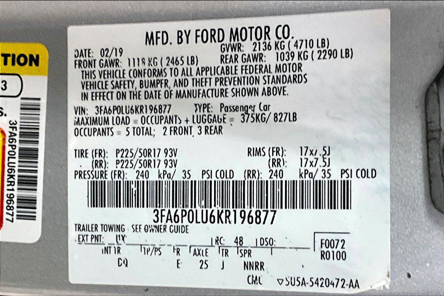 Used 2019 Ford Fusion SE image 34