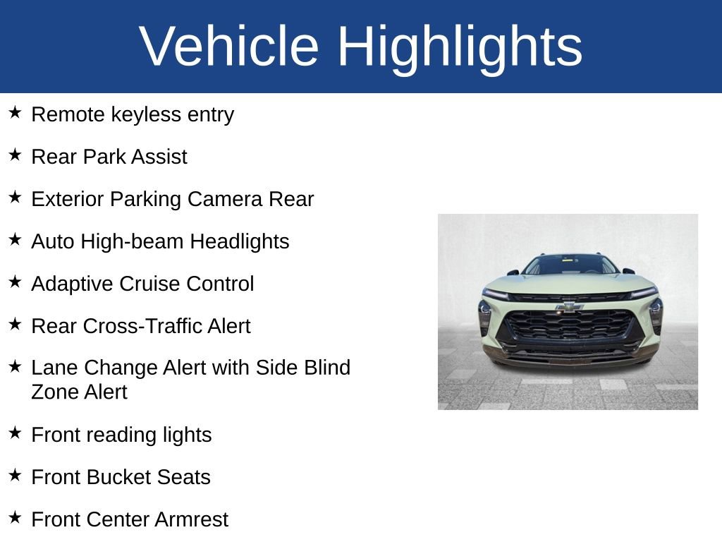 Used 2025 Chevrolet Trax ACTIV w/ Driver Confidence Package image 4