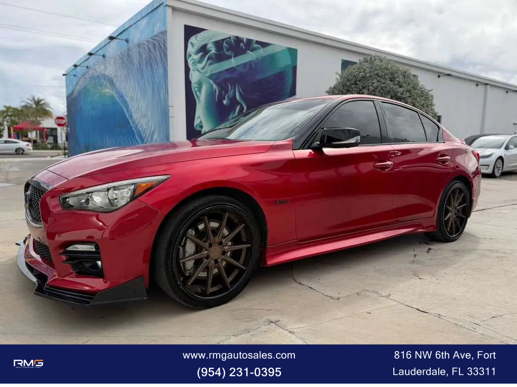 Used 2017 INFINITI Q50 Red Sport 400 image 11