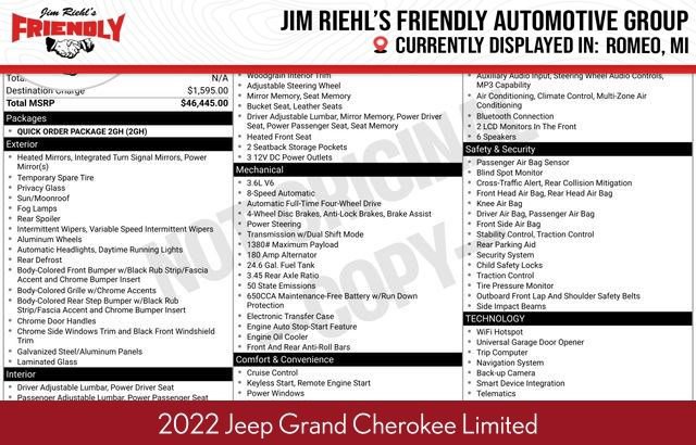 Used 2022 Jeep Grand Cherokee Limited image 1