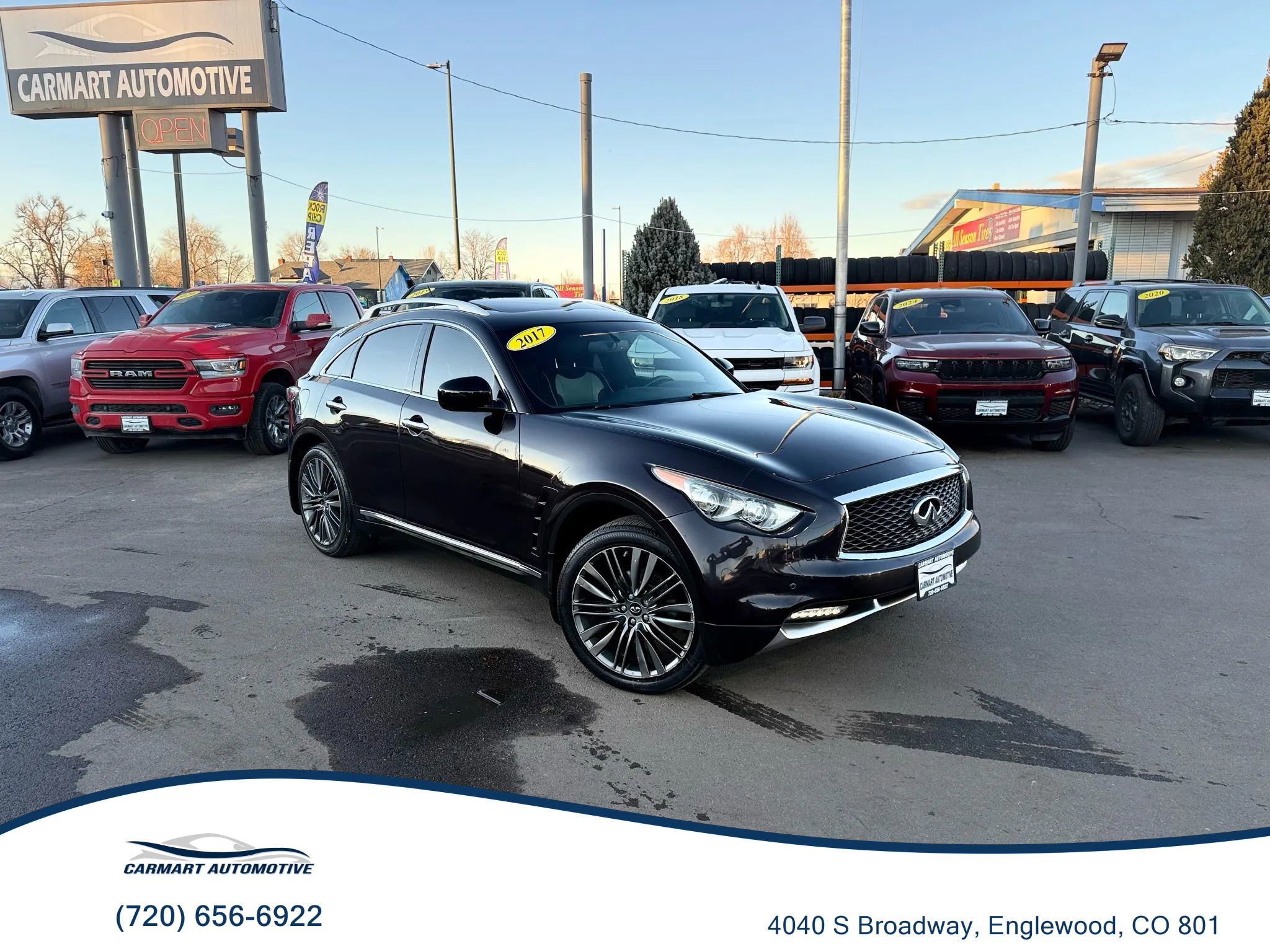 Used 2017 INFINITI QX70 AWD w/ Limited Package