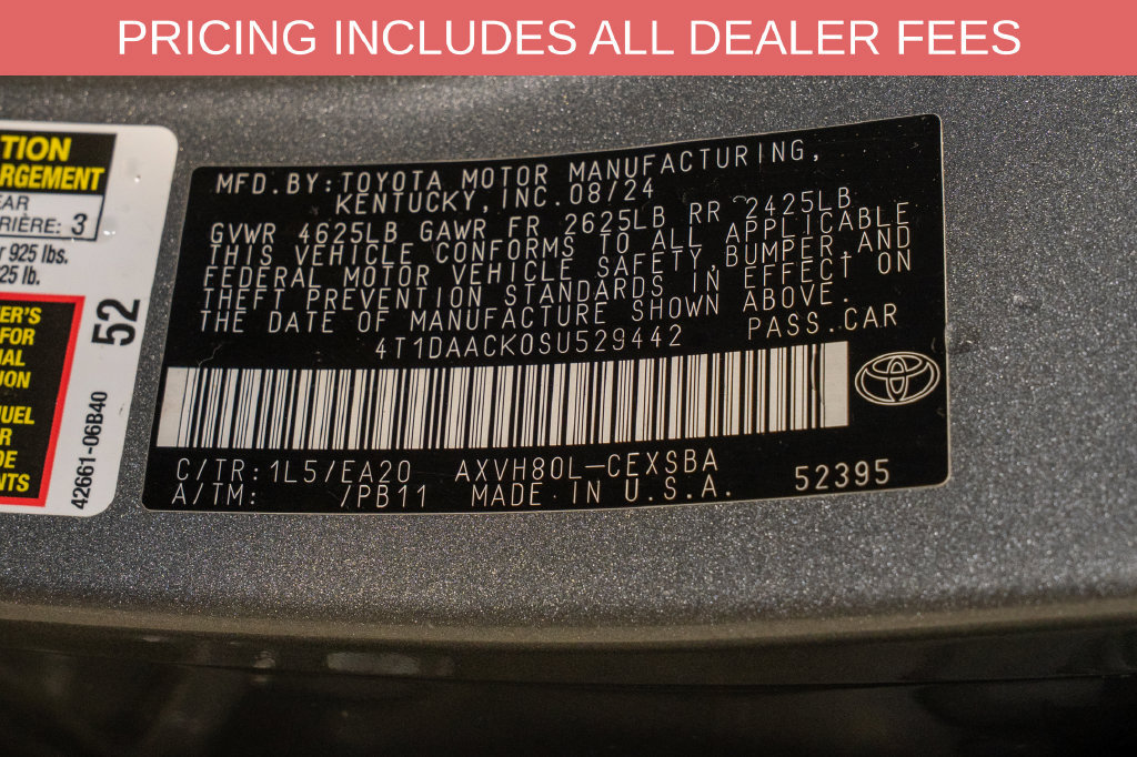 Certified 2025 Toyota Camry SE FWD image 19