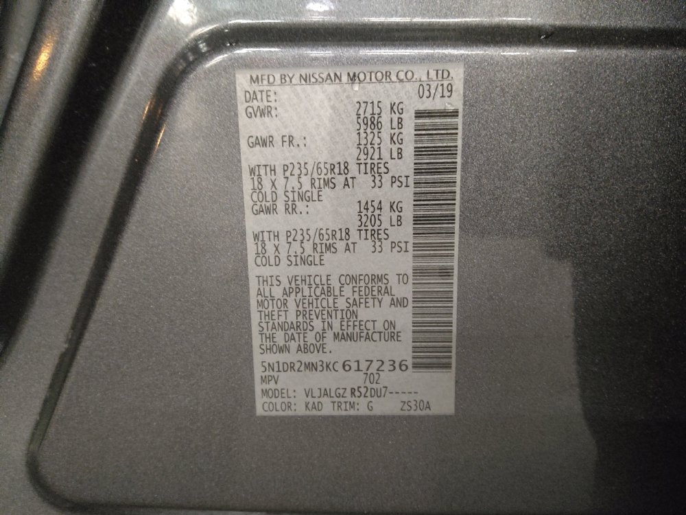 Used 2019 Nissan Pathfinder SL FWD image 33