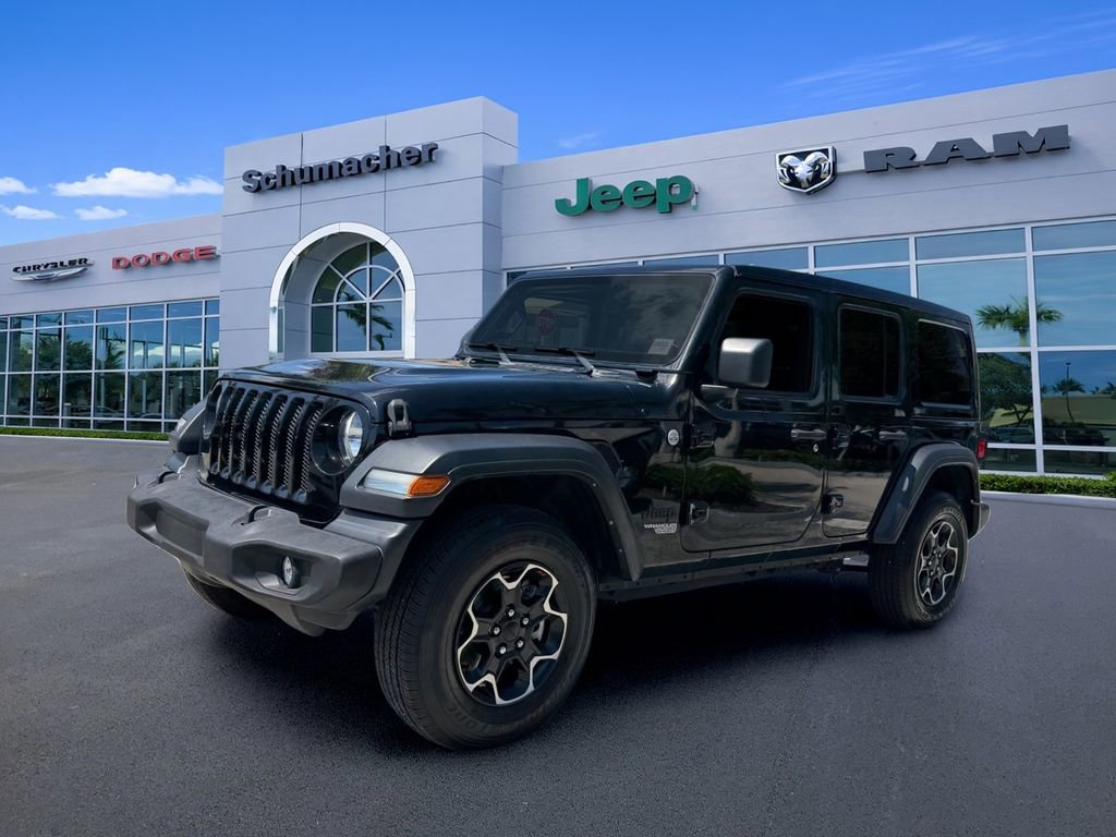Used 2021 Jeep Wrangler Unlimited Sport w/ Sun And Sound Package AWD/4WD image 3