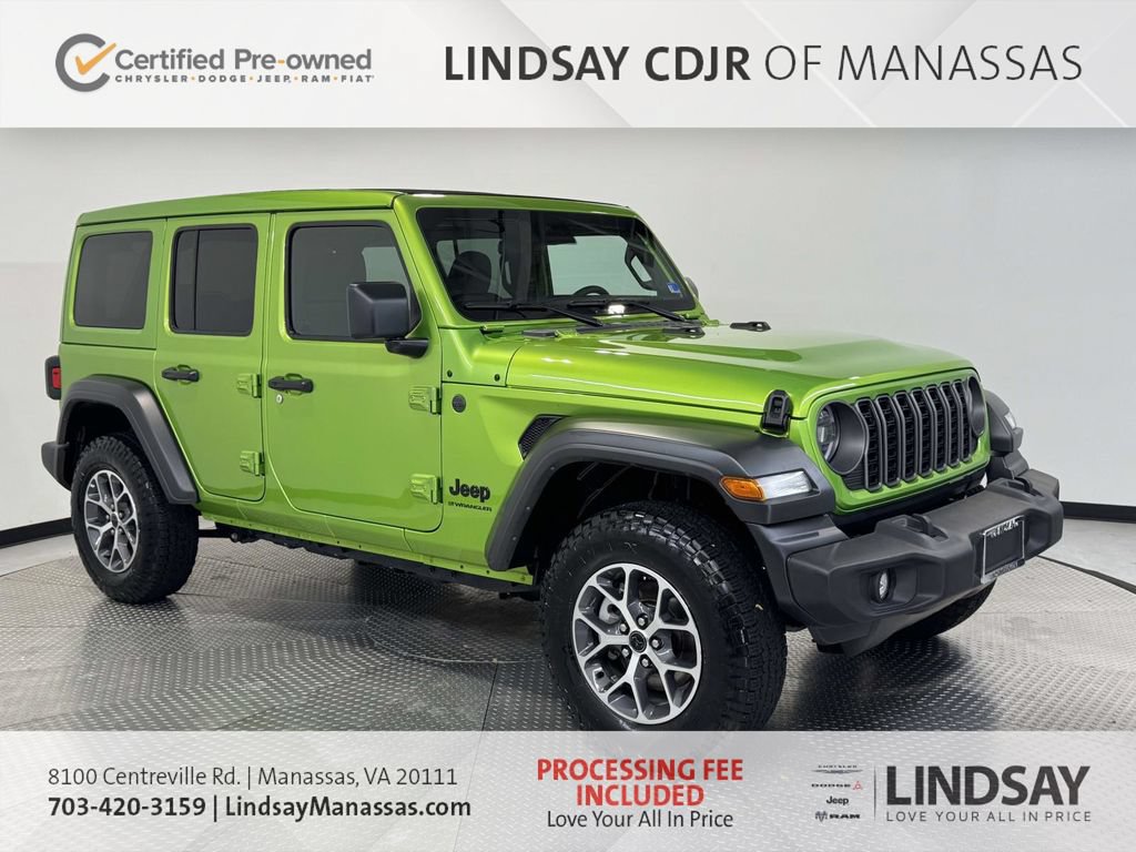 Used 2025 Jeep Wrangler Unlimited Sport AWD/4WD image 1