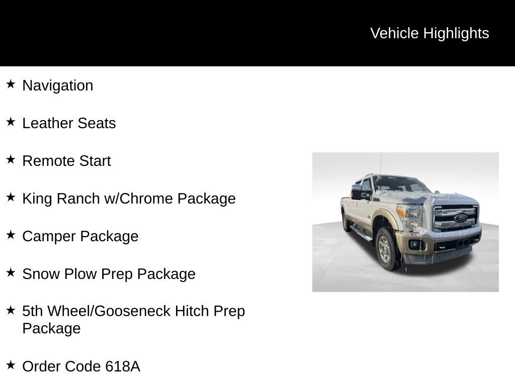 Used 2012 Ford F350 King Ranch w/ King Ranch w/Chrome Pkg image 6