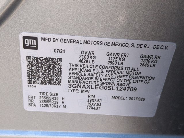 Used 2025 Chevrolet Equinox RS w/ Safety and Technology Package FWD image 21