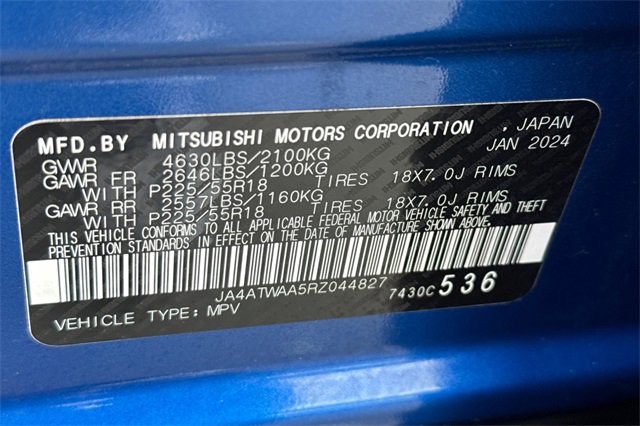 Used 2024 Mitsubishi Eclipse Cross SE image 52