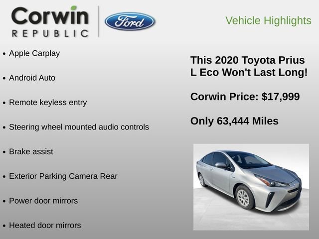 Used 2020 Toyota Prius LE image 6