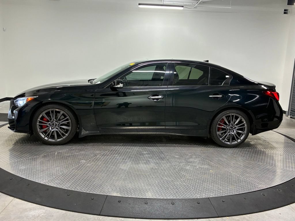 Used 2024 INFINITI Q50 Red Sport 400 w/ Black Opal Edition RWD video 2