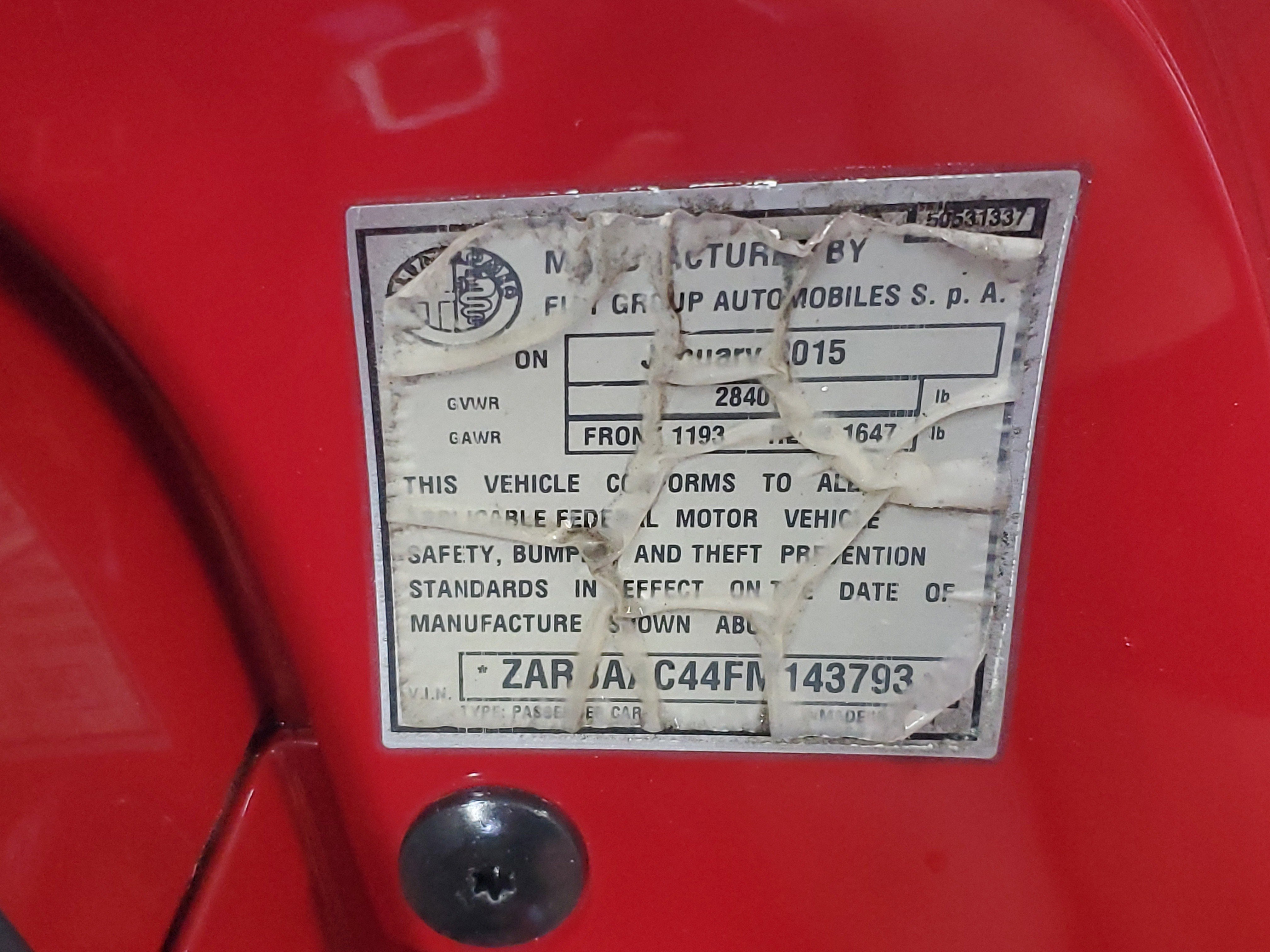 Used 2015 Alfa Romeo 4C Launch Edition w/ Convenience Group image 21