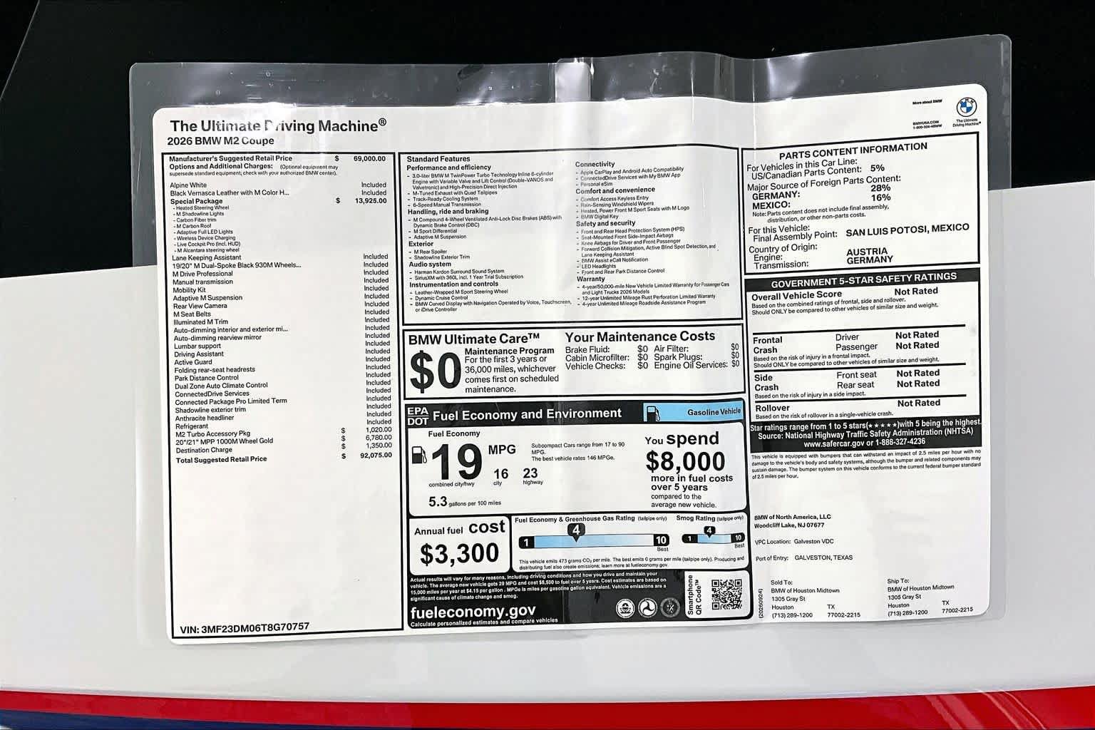 New 2026 BMW M2 RWD image 22