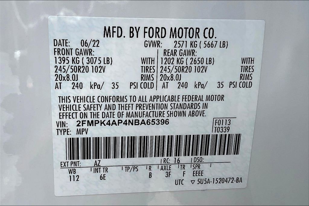 Used 2022 Ford Edge ST image 34