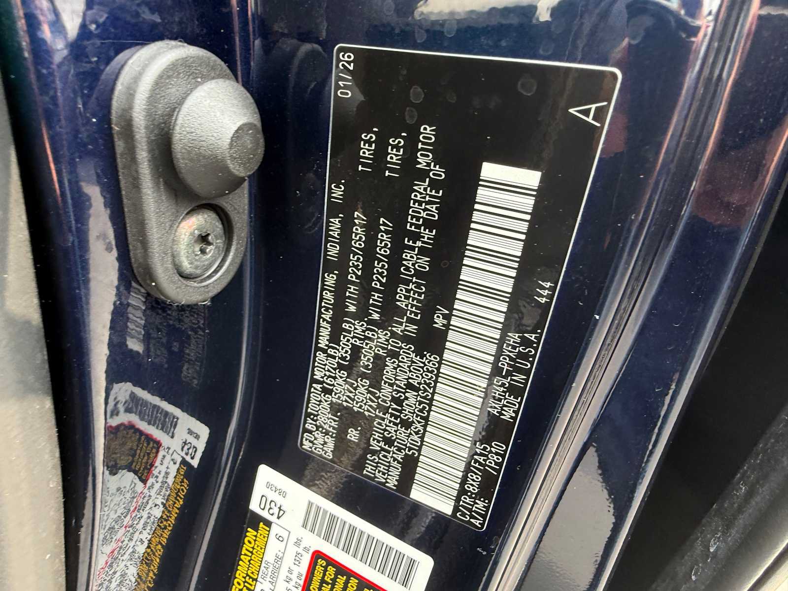Certified 2026 Toyota Sienna LE AWD/4WD image 36